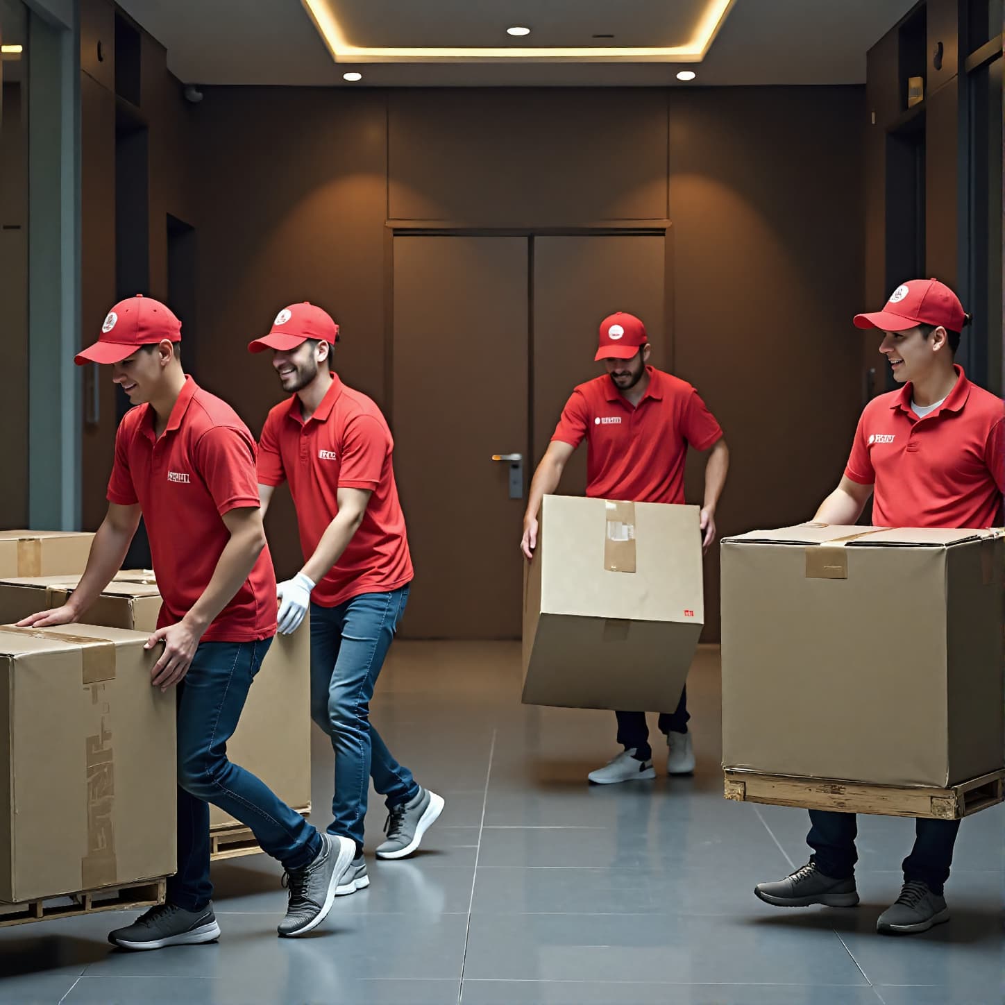 Perkraustymo paslaugos - profesionalūs krovėjai darbe 8